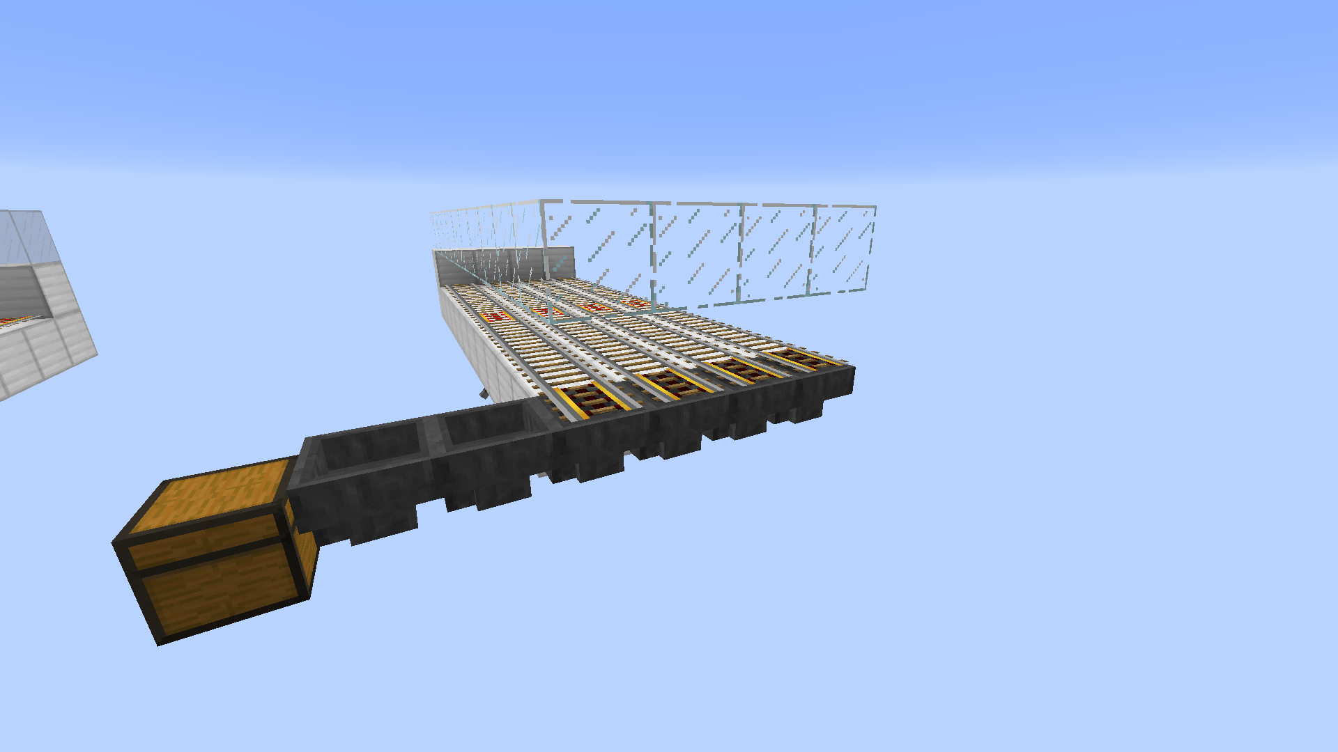 Minecraft hopper trading system